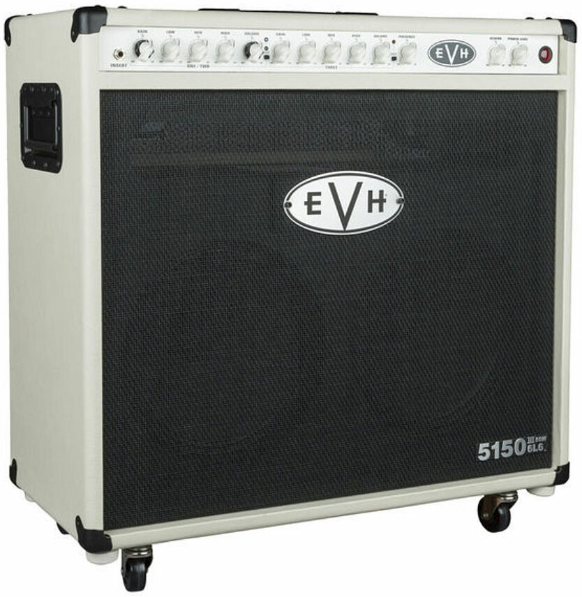 Evh 5150iii 2x12 50w 6l6 Combo Ivory - Combo voor elektrische gitaar - Main picture