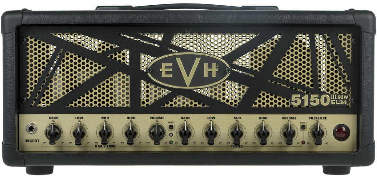 Evh 5150iii 50w El34 Head Bk - Gitaarversterker top - Main picture