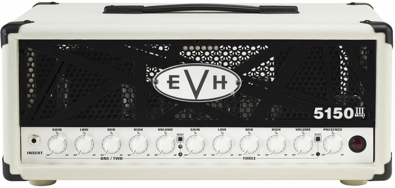 Evh 5150iii 50w Head 6l6 Ivory - Gitaarversterker top - Main picture