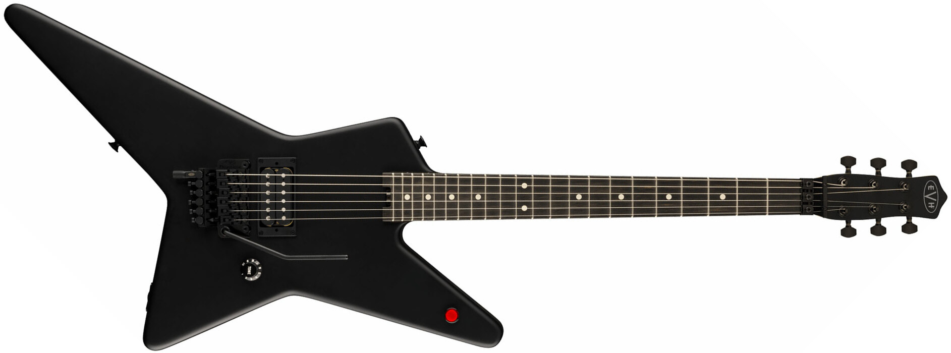 Evh Star Limited Edition 1h Fr Eb - Stealth Black - Metalen elektrische gitaar - Main picture