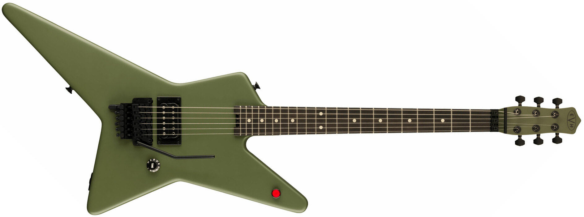 Evh Star Limited Edition 1h Fr Eb - Matte Army Drab - Metalen elektrische gitaar - Main picture