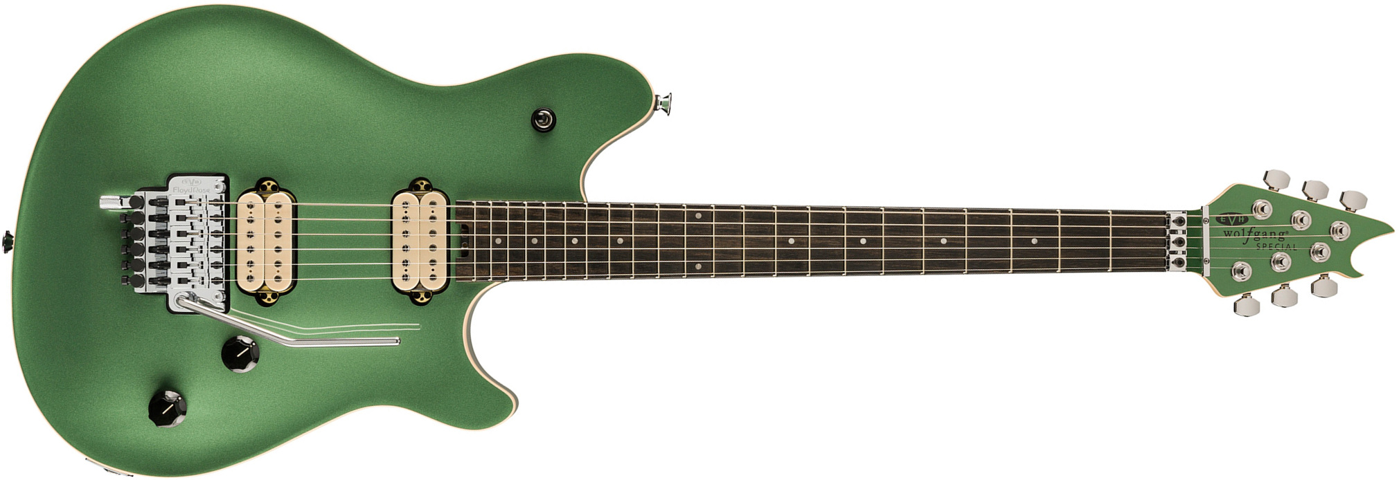 Evh Wolfgang Special 2h Fr Eb - Pelham Green - Guitarra eléctrica de doble corte. - Main picture