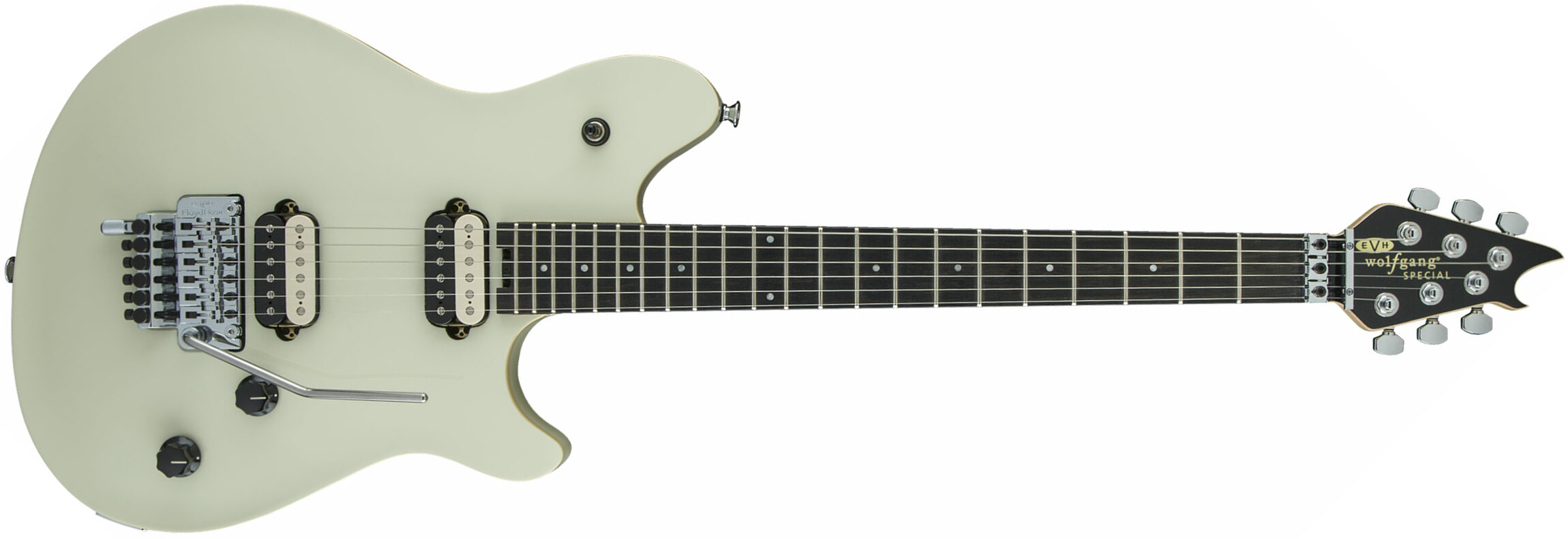 Evh Wolfgang Special Signature Mex 2h Fr Eb - Ivory - Guitarra eléctrica de doble corte. - Main picture