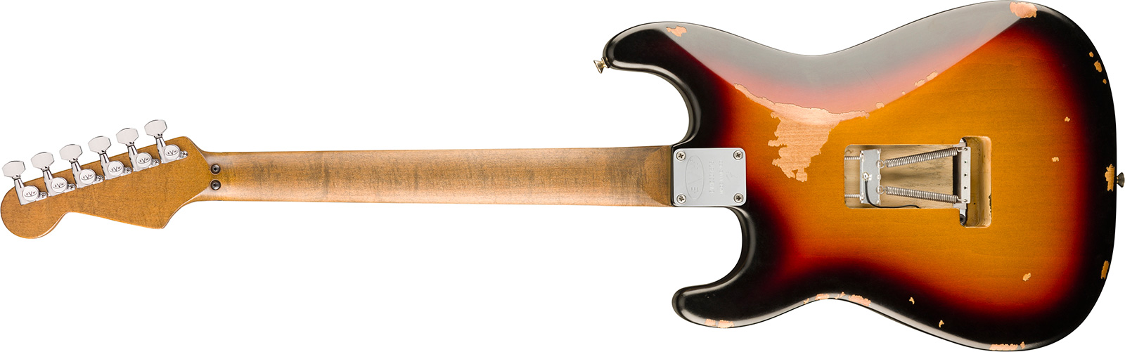 Evh Frankenstein Relic Mex 1h Fr Mn + Premium Cable 42.inc + Premium Strap - Vintage Sunburst - Elektrische gitaar set - Variation 2