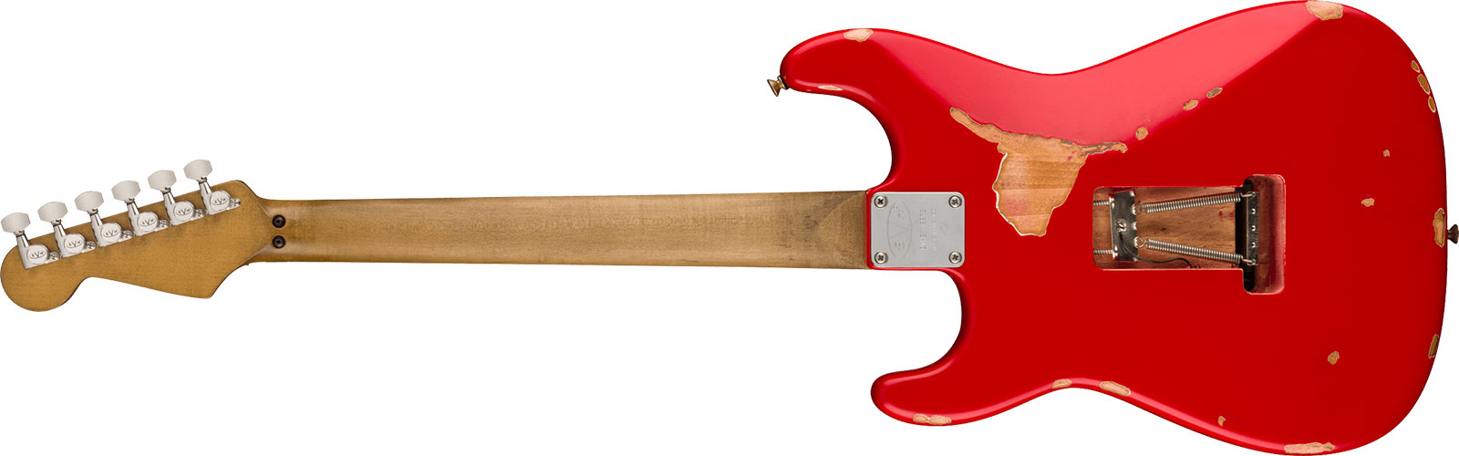 Evh Frankenstein Relic Mex 1h Fr Mn + Premium Cable 42.inc + Premium Strap - Red - Elektrische gitaar set - Variation 2
