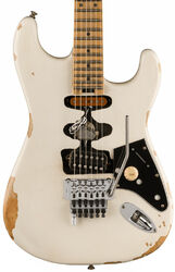 Elektrische gitaar in str-vorm Evh                            Frankenstein Relic - White