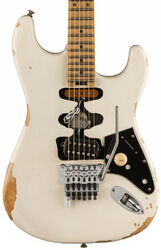 Elektrische gitaar in str-vorm Evh Frankenstein Relic - White