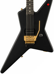 Metalen elektrische gitaar Evh                            Limited Edition Star - Stealth black with gold hardware