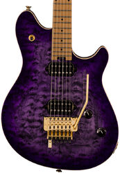Metalen elektrische gitaar Evh                            Wolfgang Special QM - Purple burst