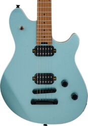 Metalen elektrische gitaar Evh Wolfgang Standard TOM - Sea foam pearl metallic