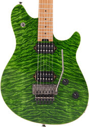 Metalen elektrische gitaar Evh                            Wolfgang WG Standard QM - Transparent green