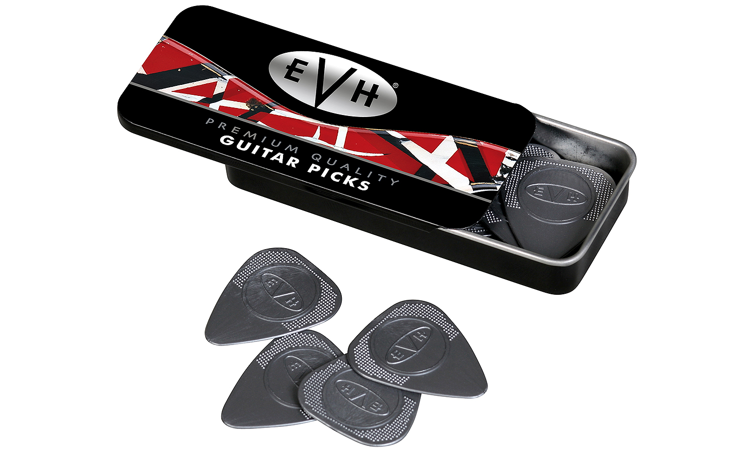 Evh Lot De 12 Mediators Premium Pick Tin .60mm - Plectrum - Variation 1