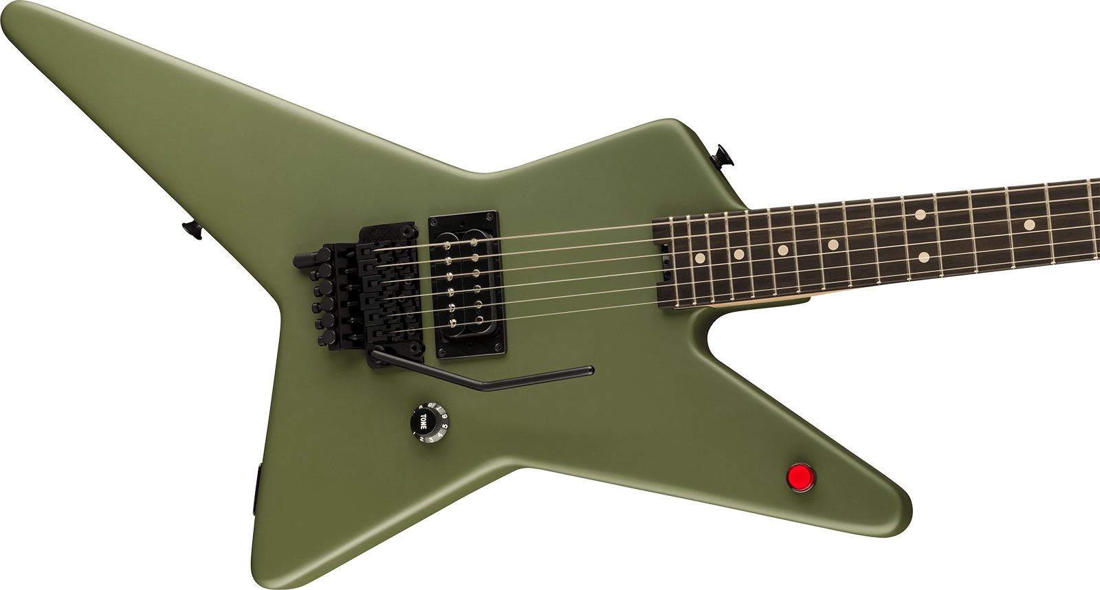 Evh Star Limited Edition 1h Fr Eb - Matte Army Drab - Metalen elektrische gitaar - Variation 2