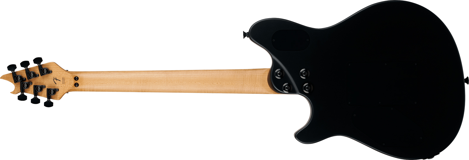 Evh Wolfgang Special Baked Maple Mex 2h Fr Eb - Stealth Black - Metal elektrische gitaar - Variation 1