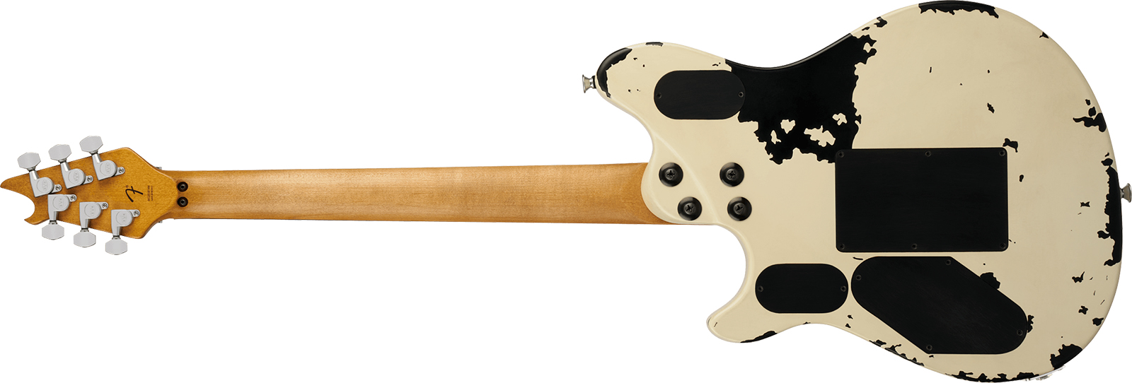 Evh Wolfgang Special Ltd Mex 2h Fr Eb - Distressed Ivory - Kenmerkende elektrische gitaar - Variation 1