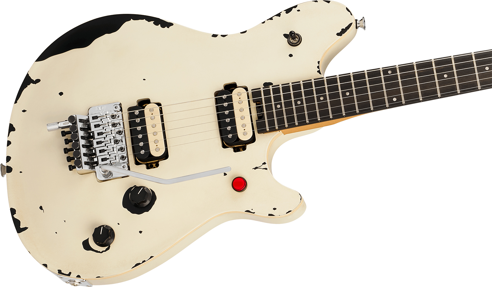 Evh Wolfgang Special Ltd Mex 2h Fr Eb - Distressed Ivory - Kenmerkende elektrische gitaar - Variation 2