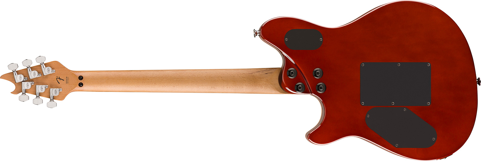 Evh Wolfgang Special Qm 2h Fr Mn - Tiger Eye Glow - Guitarra eléctrica de doble corte. - Variation 1