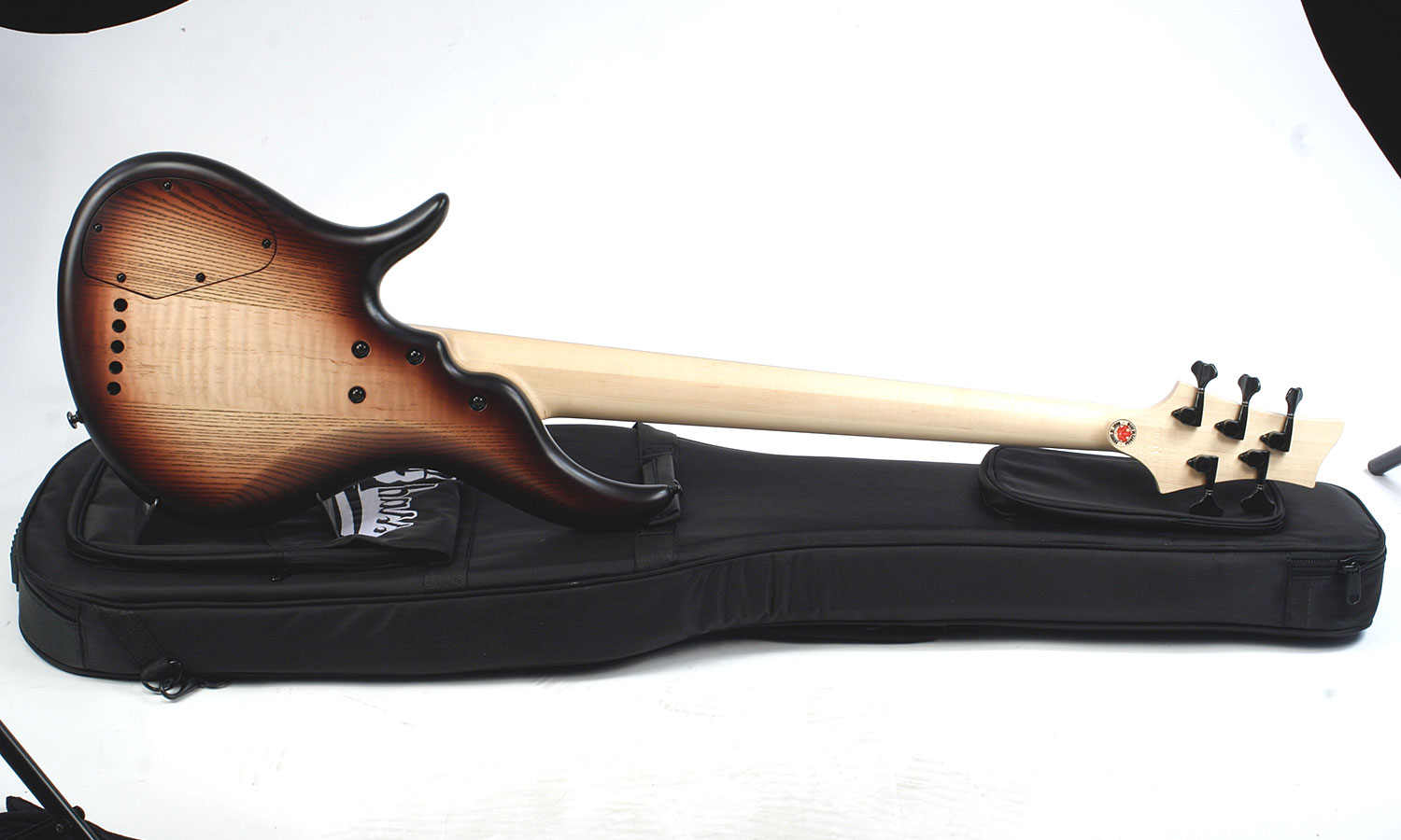 F Bass Bnf5 Fretless 5 String Ebony Fretboard - Brown Burst Satin - Solid body elektrische bas - Variation 2