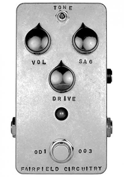 Overdrive/distortion/fuzz effectpedaal Fairfield circuitry The Barbershop Overdrive V2
