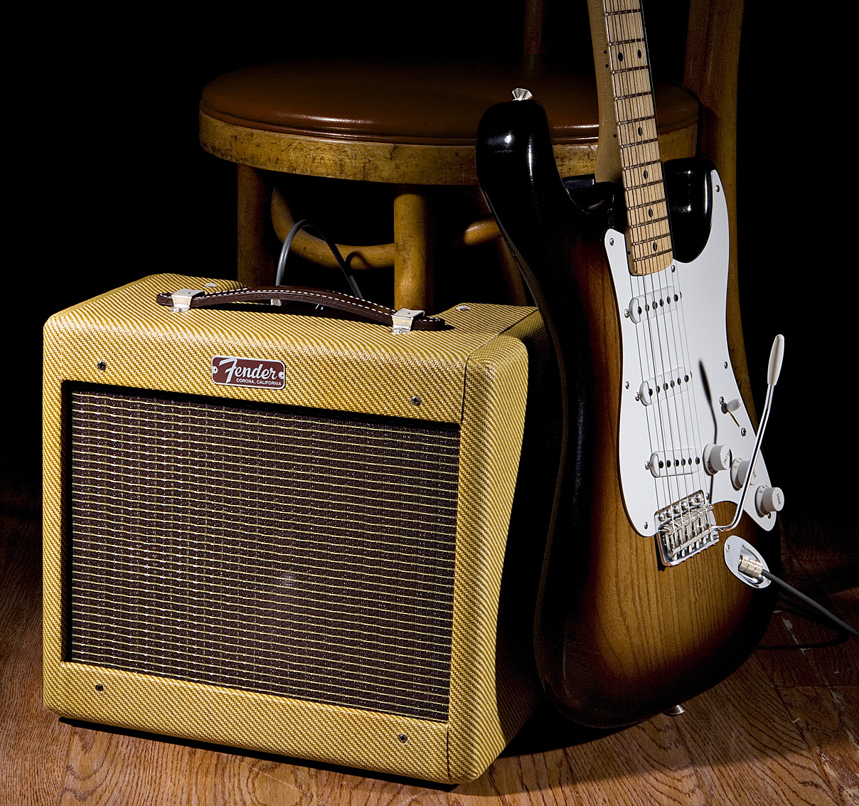 Fender 1957 Custom Champ 5w 1x8 Lacquered Tweed 2016 - Combo voor elektrische gitaar - Variation 2