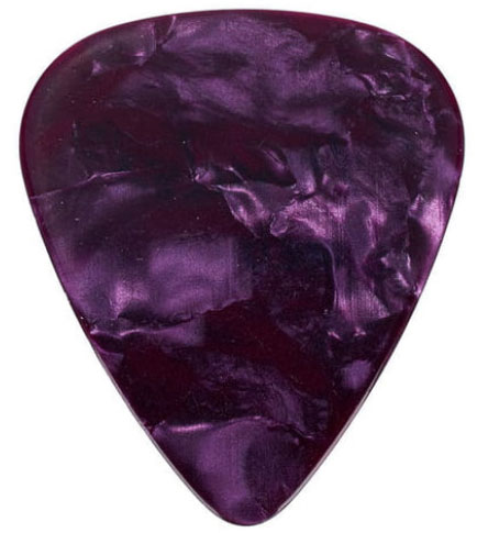 Fender 351 Shape Premium Celluloid Medium Picks Purple Moto - Plectrum - Variation 1