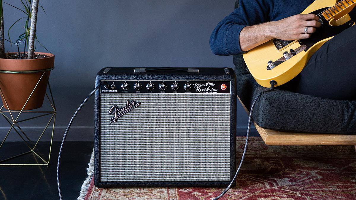 Fender '64 Custom Princeton Reverb Vintage Pro Tube 12w 1x10 - Combo voor elektrische gitaar - Variation 5