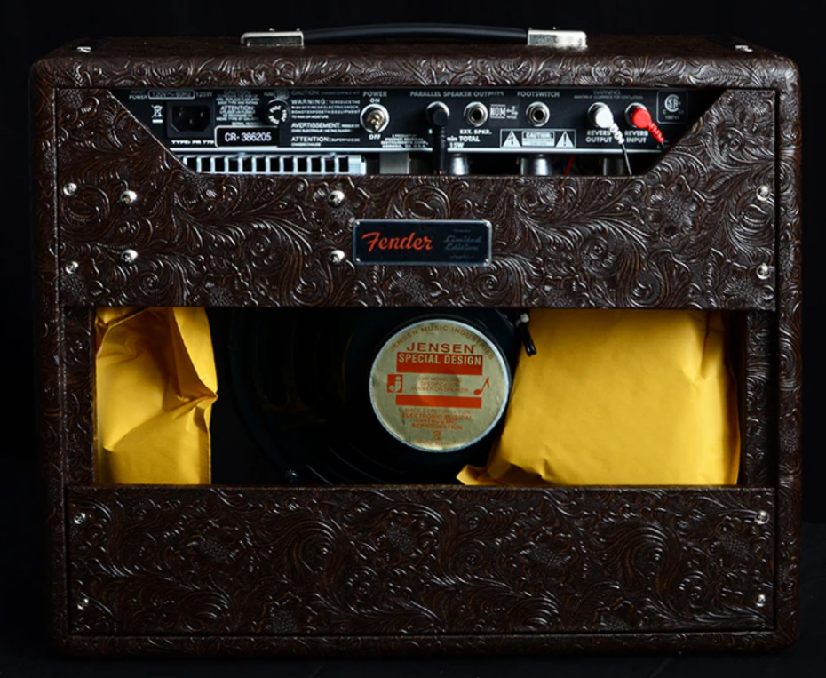 Fender 65 Deluxe Reverb Ltd 22w 1x12 Celestion Creamback Western - Combo voor elektrische gitaar - Variation 2