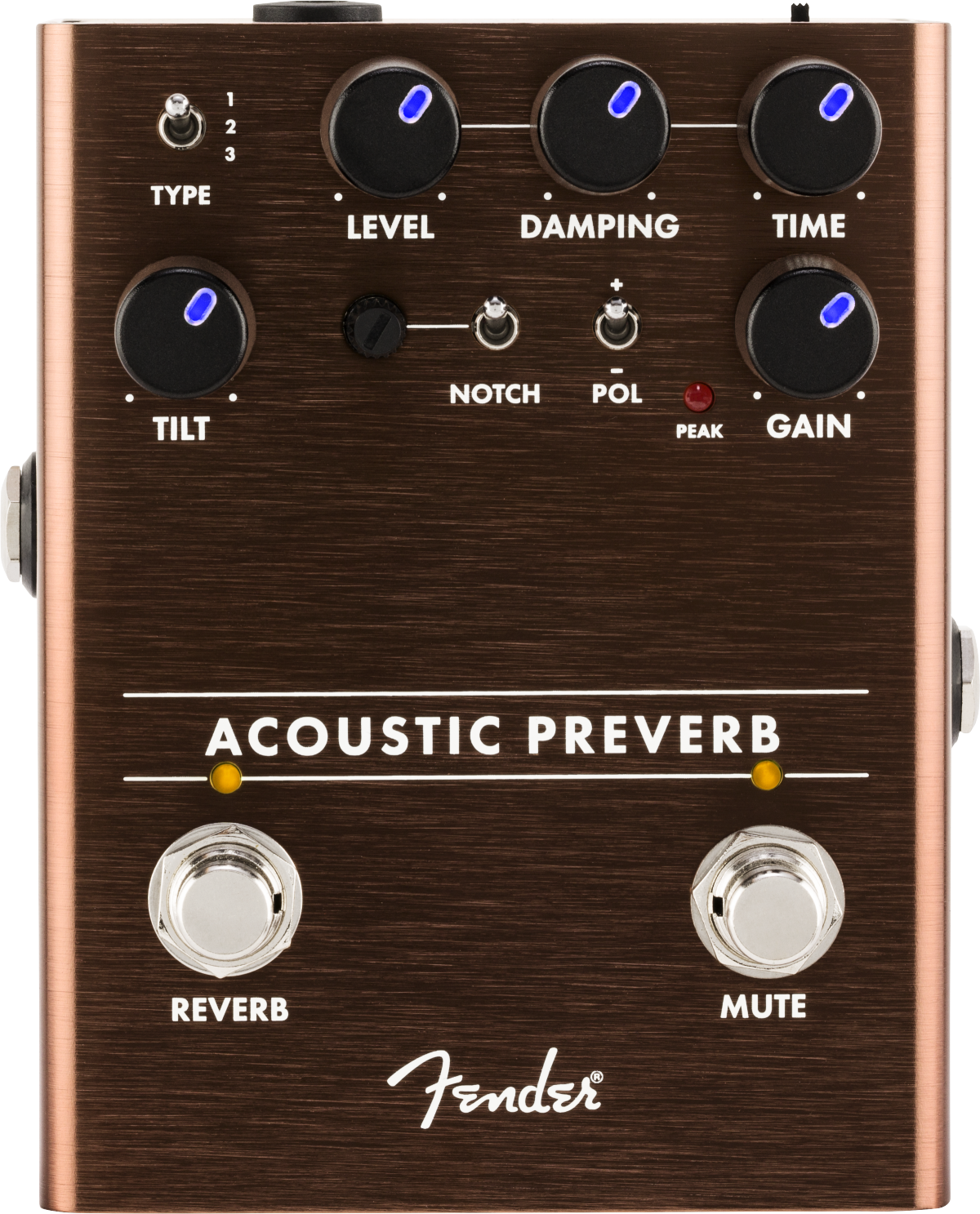 Fender Acoustic Preverb - Reverb/delay/echo effect pedaal - Variation 1