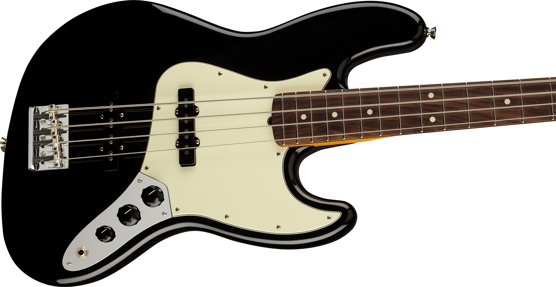 Fender Jazz Bass American Professional Ii Usa Rw - Black - Solid body elektrische bas - Variation 2
