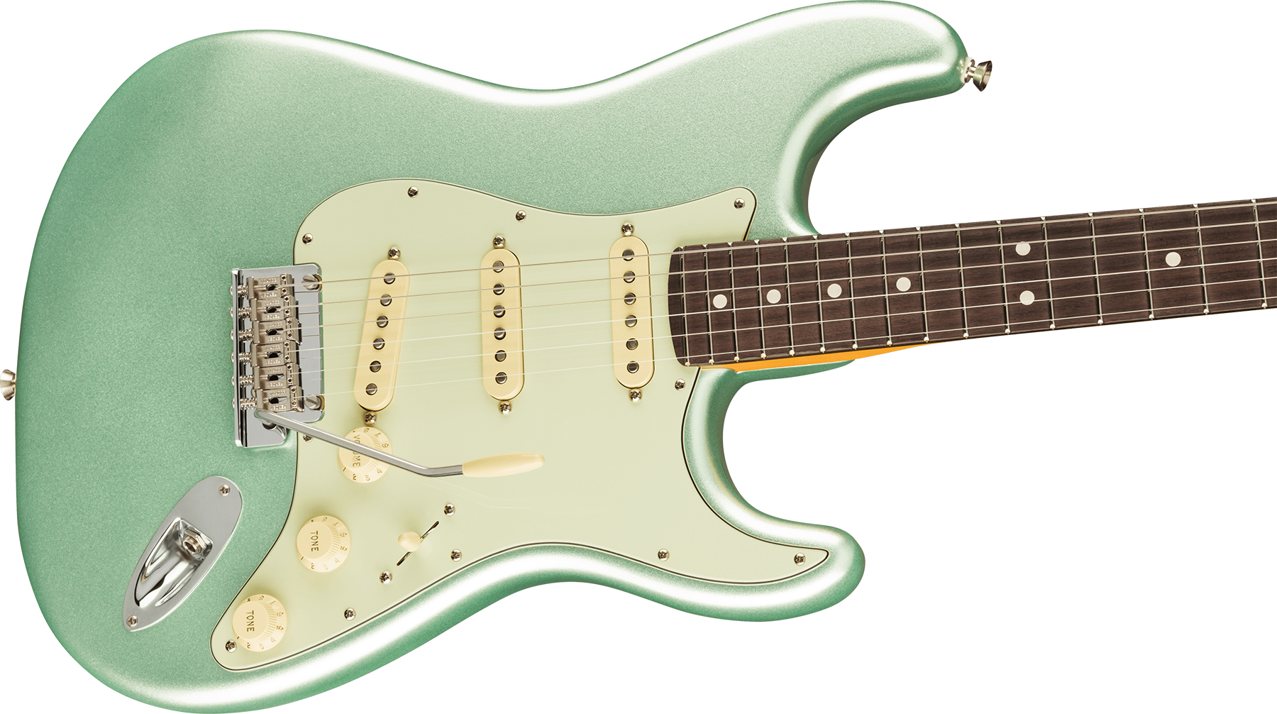 Fender Strat American Professional Ii Usa Rw - Mystic Surf Green - Elektrische gitaar in Str-vorm - Variation 2
