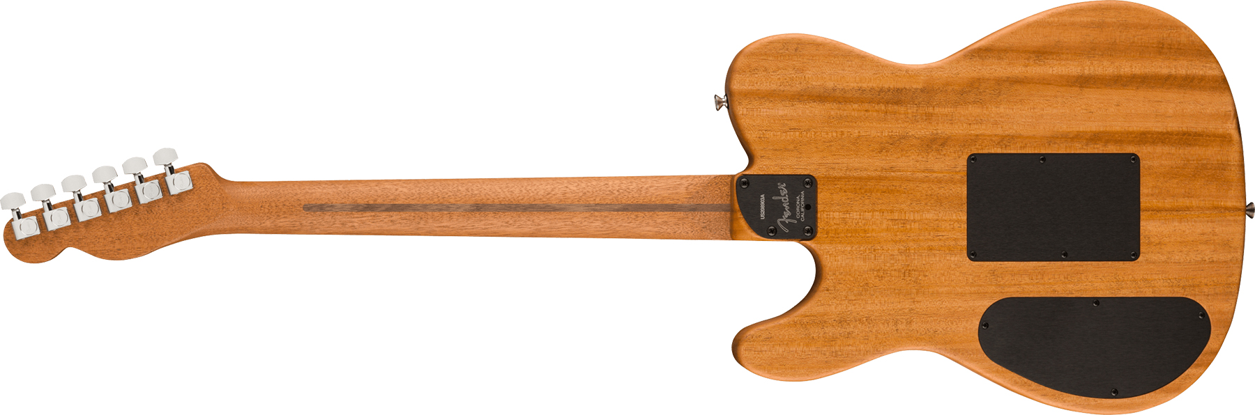 Fender Tele American Acoustasonic Usa Eb - Crimson Red - Elektro-akoestische gitaar - Variation 1
