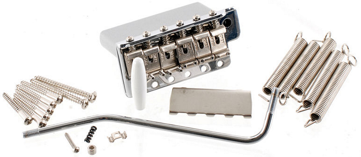 Fender American Vintage Series Strat Tremolo Assembly Left-hand Chrome - Volledige vibrato - Variation 1