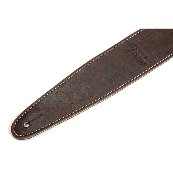 Fender Artisan Crafted Leather Straps 2inc. Brown - Gitaarriem - Variation 1