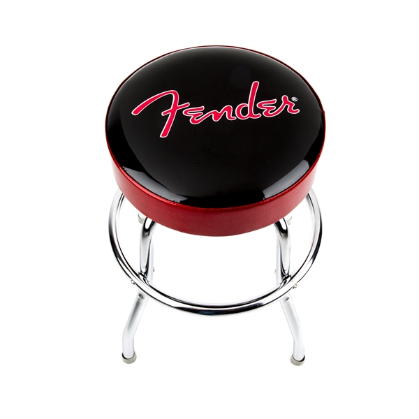 Fender Barstool Black & Red - 24in - Stoel - Variation 1