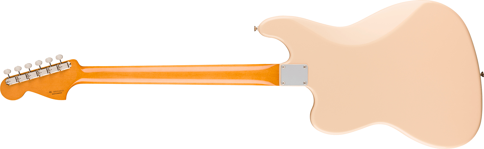 Fender Bass Vi Early 60s Vintera 3 Mex Shsc Rw - Olympic White - Solid body elektrische bas - Variation 1