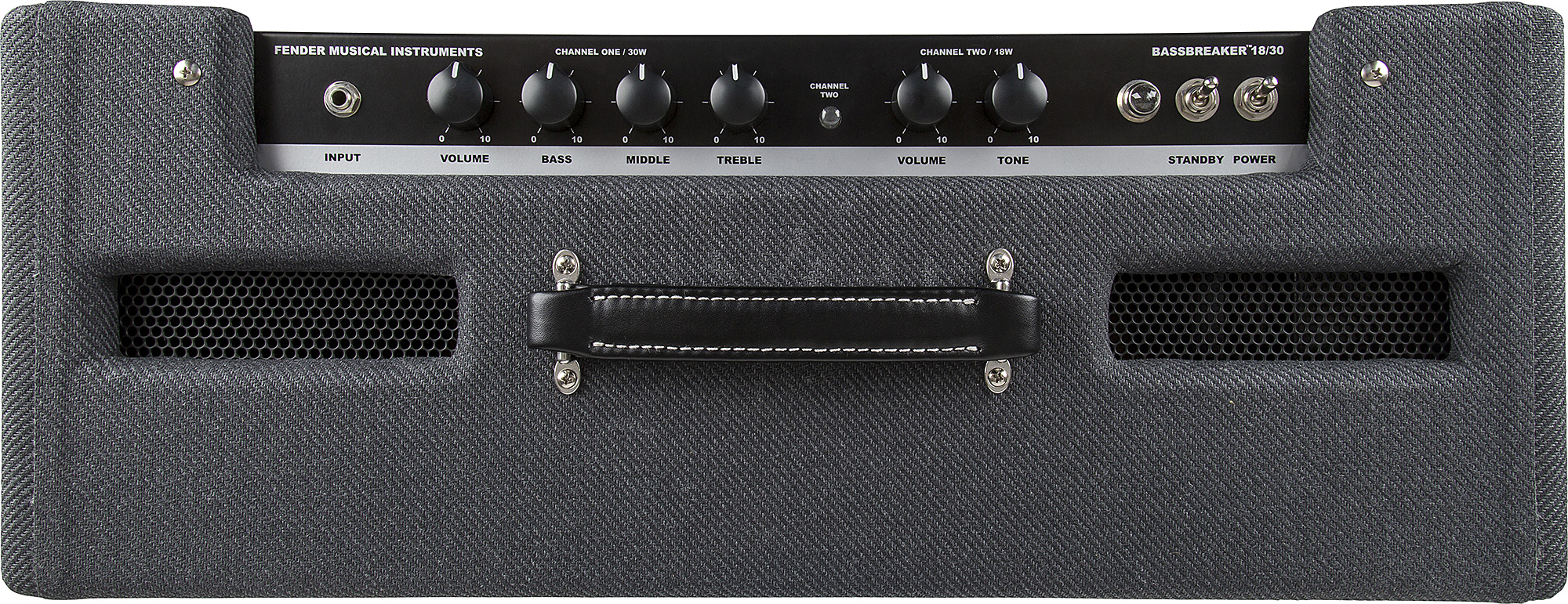 Fender Bassbreaker 18/30 Combo 18/30w 2x12 Gray Tweed - Combo voor elektrische gitaar - Variation 3