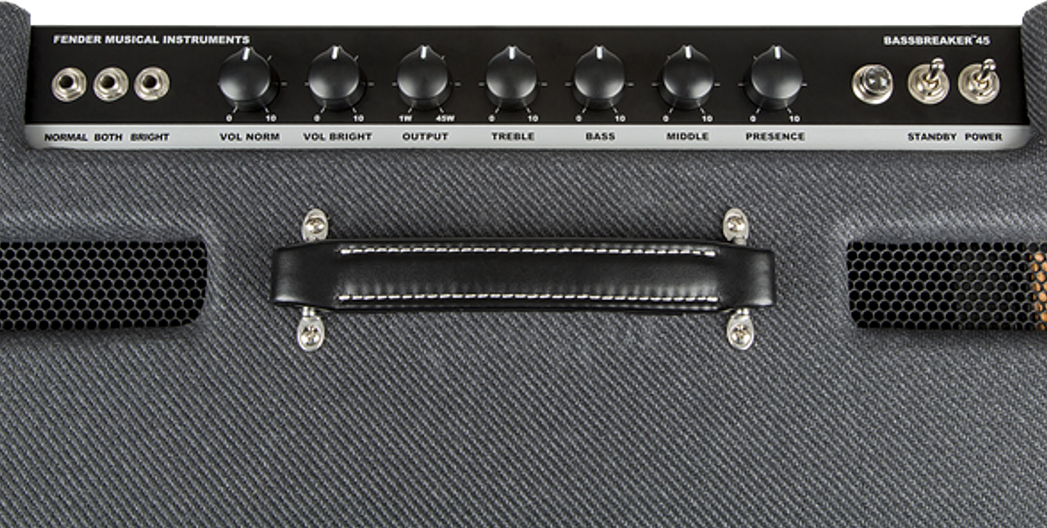 Fender Bassbreaker 45 Combo 1/45w 2x12 Gray Tweed - Combo voor elektrische gitaar - Variation 3