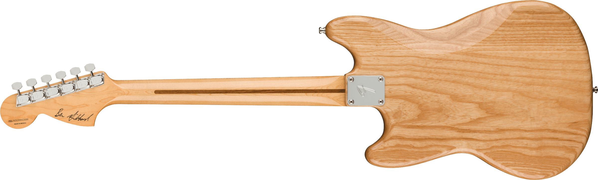 Fender Ben Gibbard Mustang Signature Mex Mn - Natural - Retro-rock elektrische gitaar - Variation 1