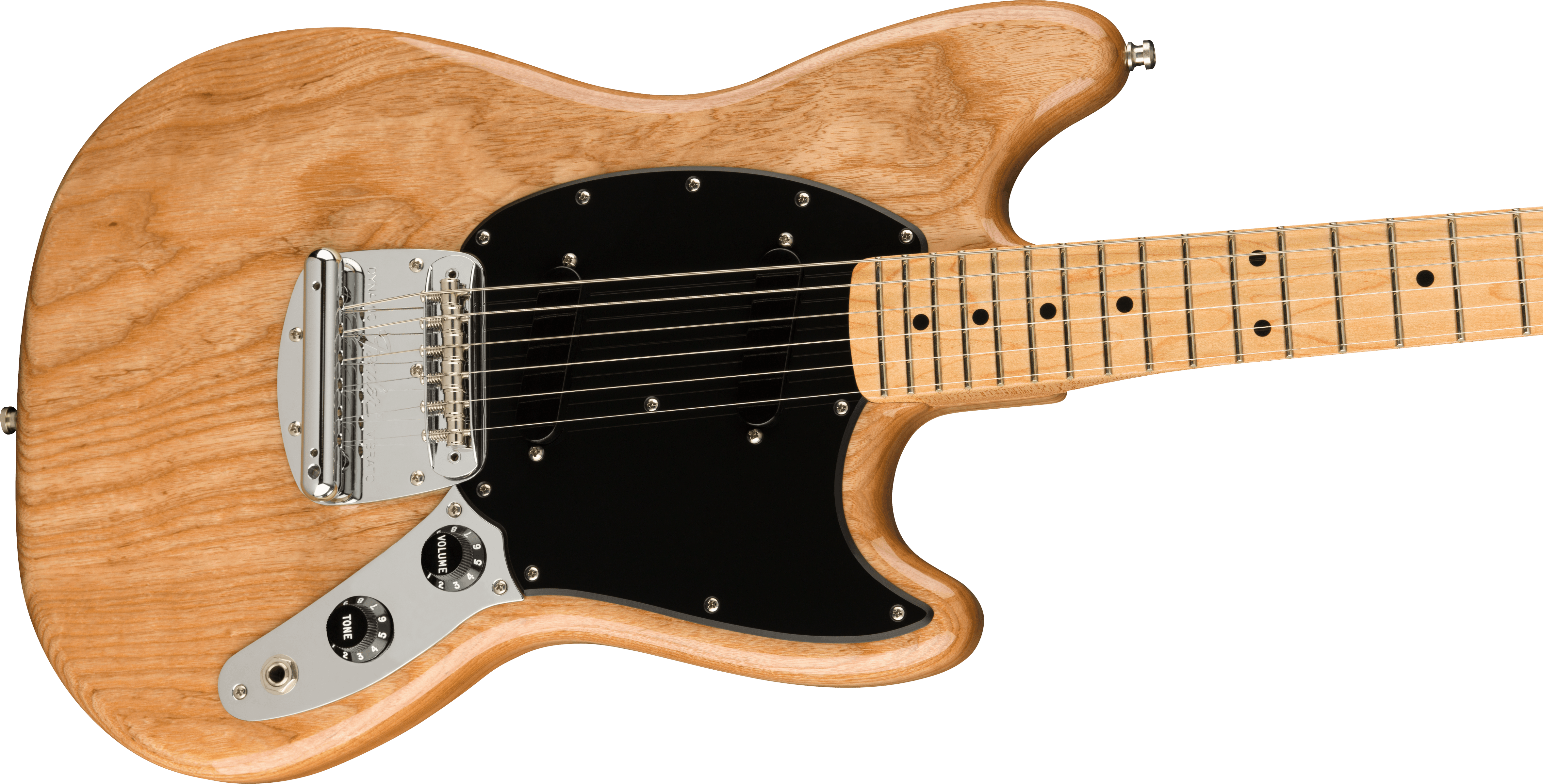 Fender Ben Gibbard Mustang Signature Mex Mn - Natural - Retro-rock elektrische gitaar - Variation 3
