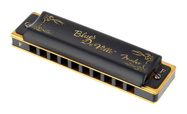Chromatische harmonica Fender Blues Deville Harp F