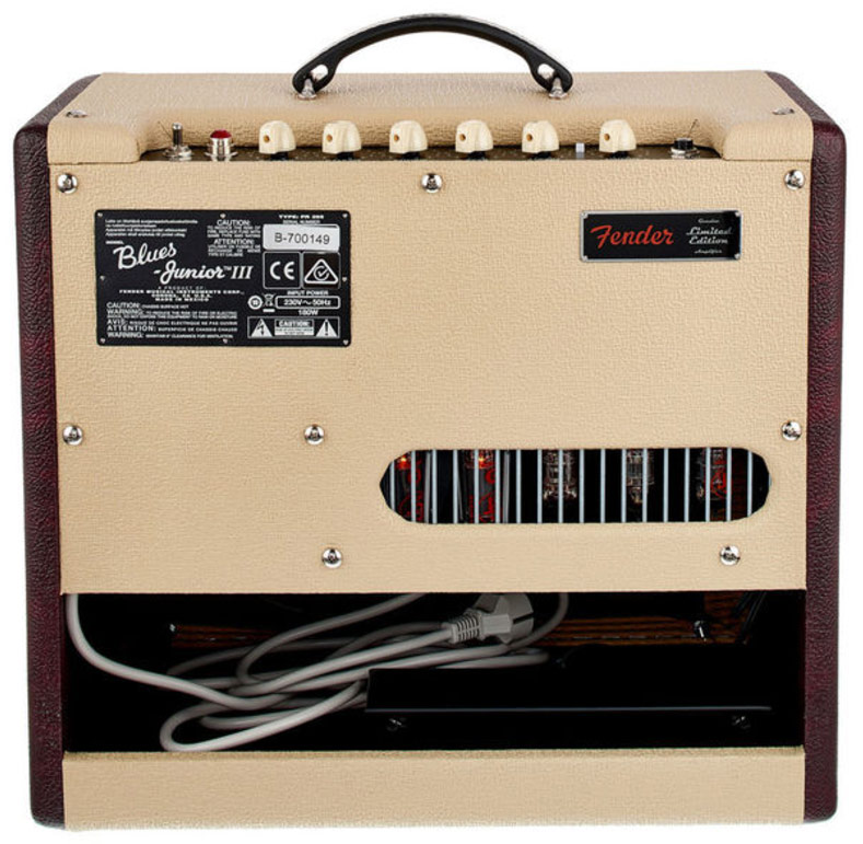 Fender Blues Junior Iii Fsr 15w 1x12 Jensen P12q Bordeaux Reserve - Combo voor elektrische gitaar - Variation 1