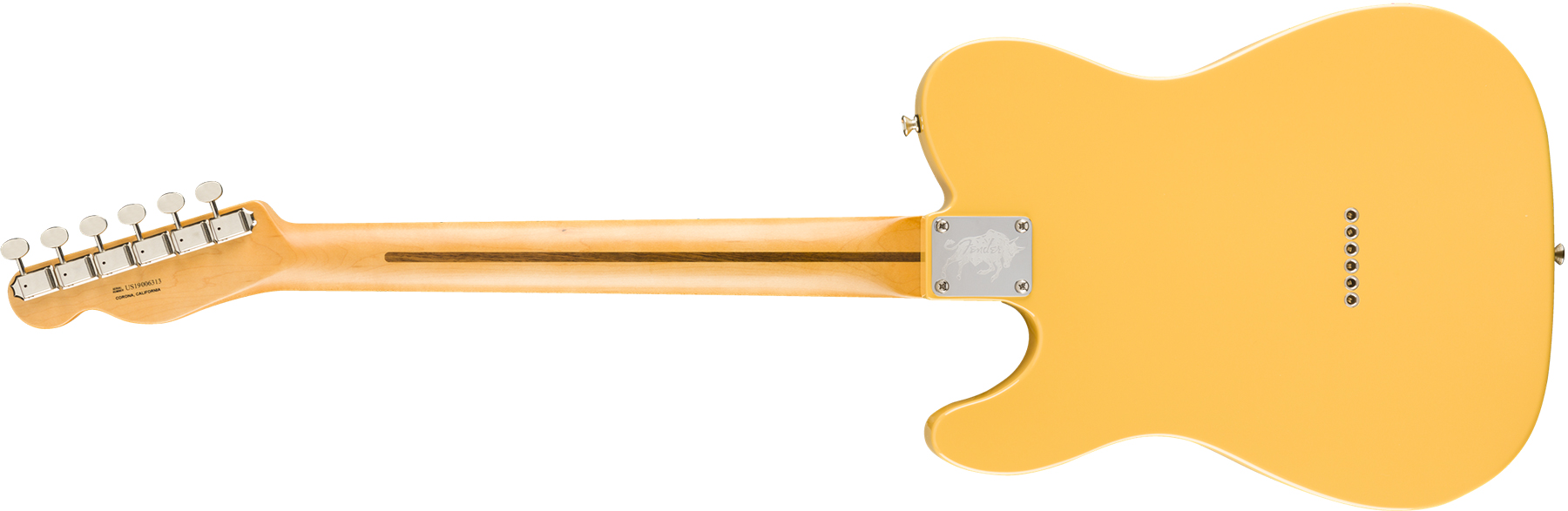 Fender Britt Daniel Tele Thinline Signature Ss Mn - Amarillo Gold - Semi hollow elektriche gitaar - Variation 1