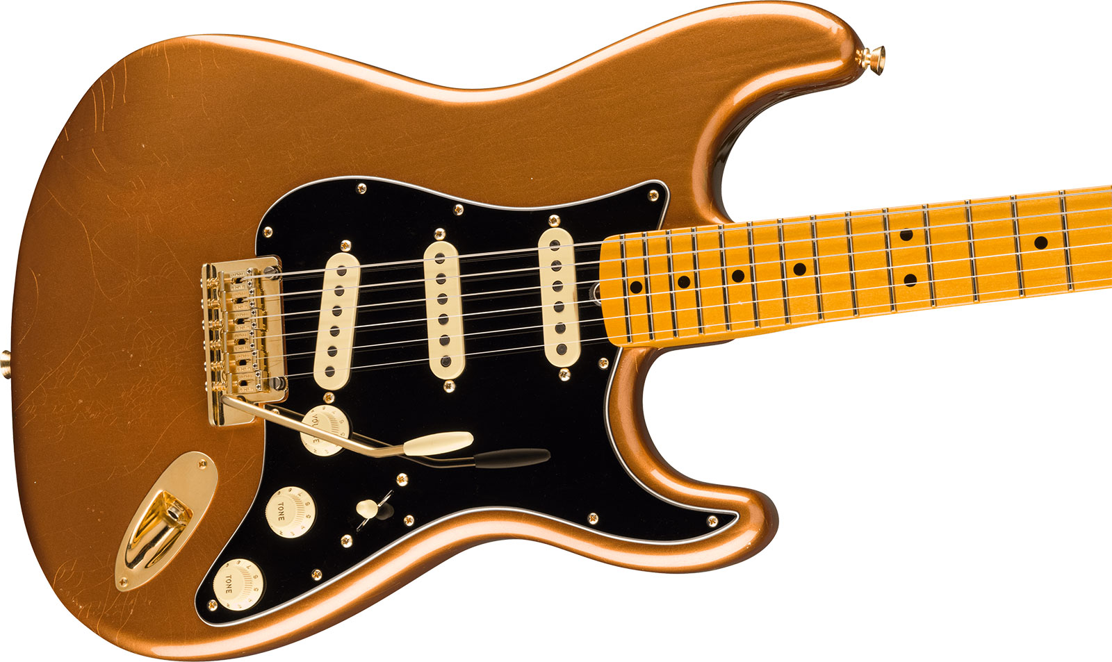 Fender Bruno Mars Strat Usa Signature 3s Trem Mn - Mars Mocha - Kenmerkende elektrische gitaar - Variation 2