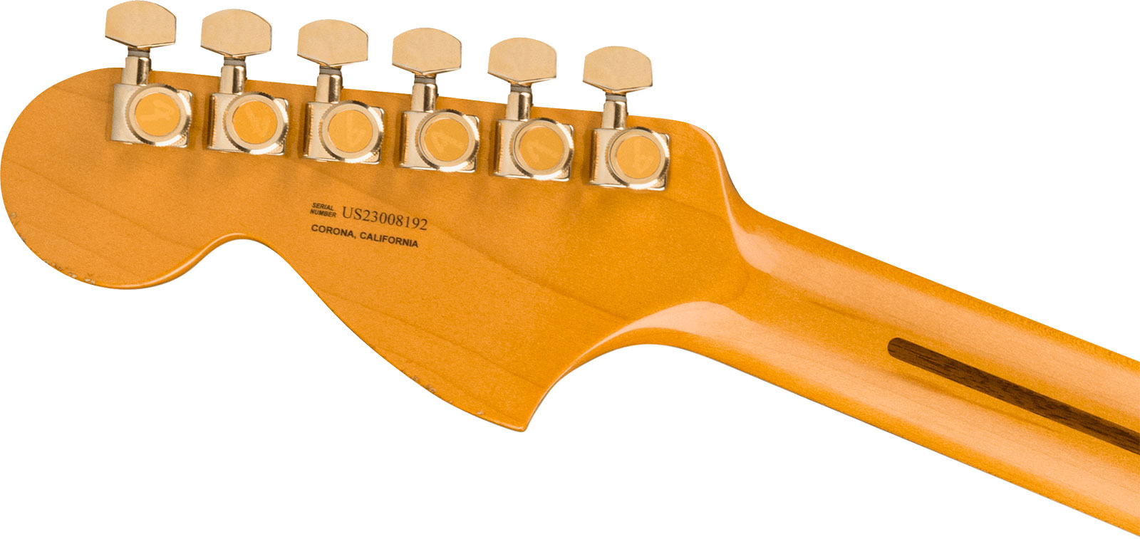 Fender Bruno Mars Strat Usa Signature 3s Trem Mn - Mars Mocha - Kenmerkende elektrische gitaar - Variation 3