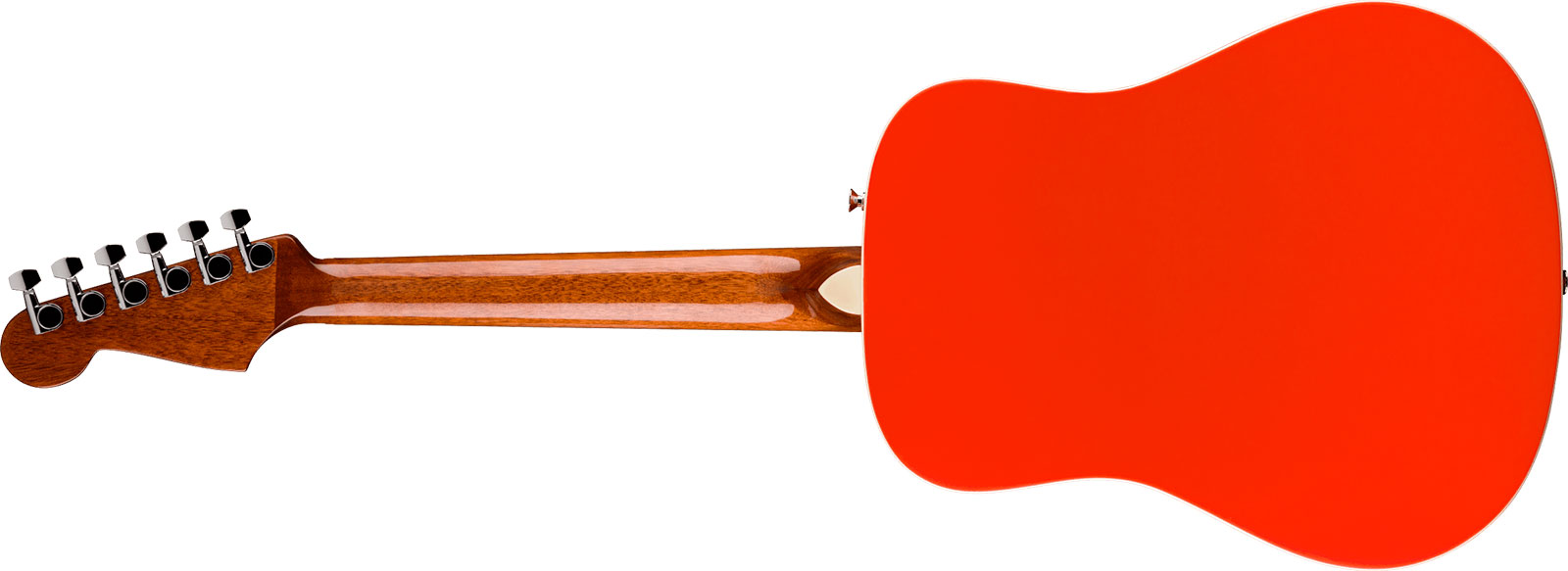 Fender California Standard Redondo Mini Epicea Sapele Noy +housse - Fiesta Red - Folk gitaar - Variation 1