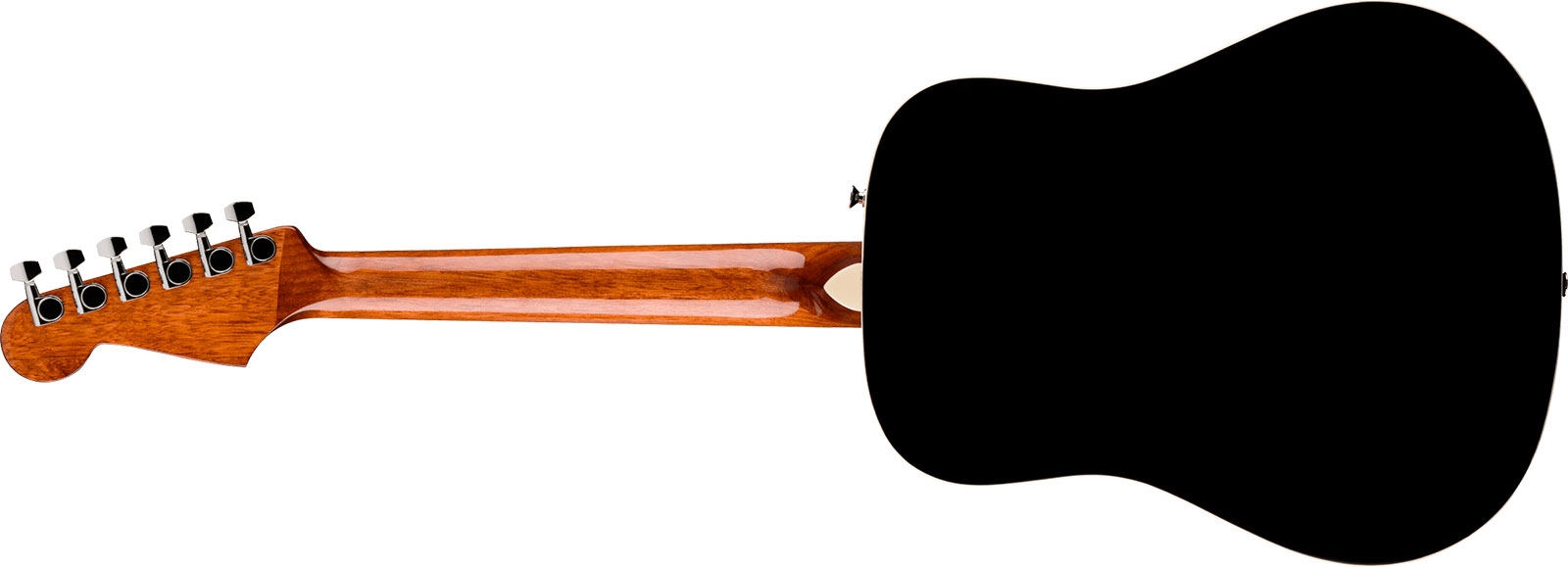 Fender California Standard Redondo Mini Epicea Sapele Noy +housse - Black - Folk gitaar - Variation 1