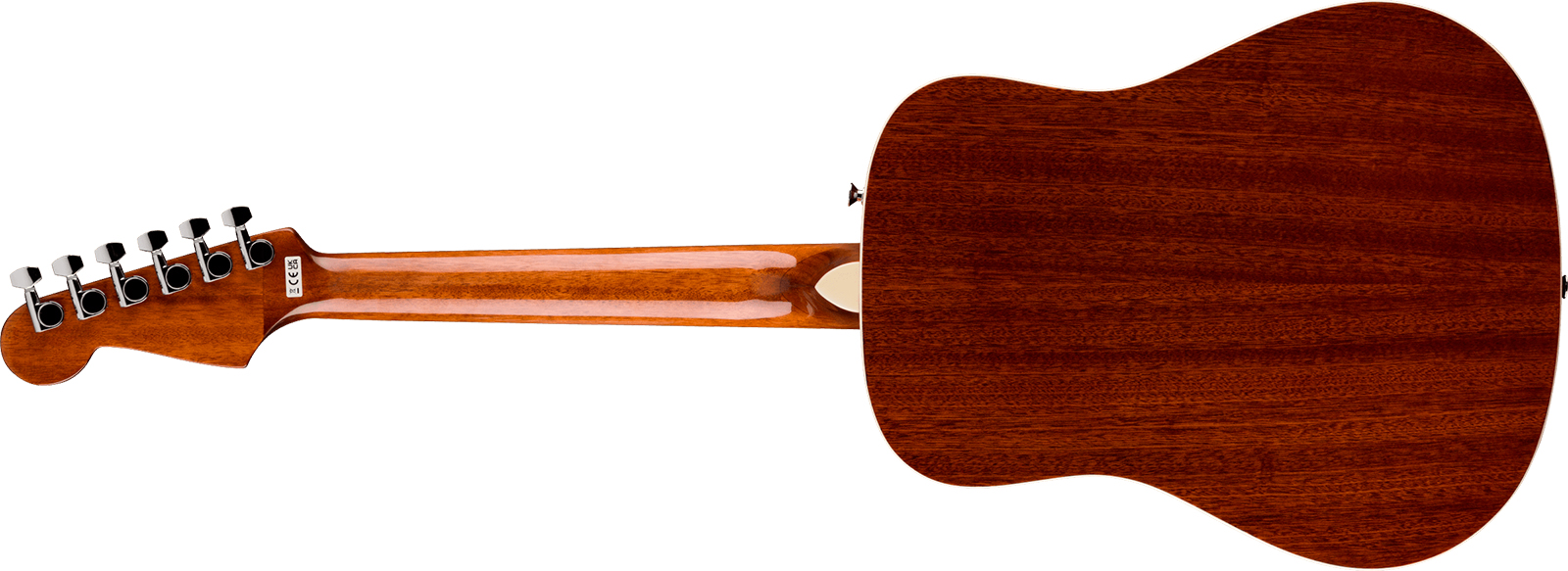 Fender California Standard Redondo Mini Tout Sapele Noy +housse - Natural - Folk gitaar - Variation 2