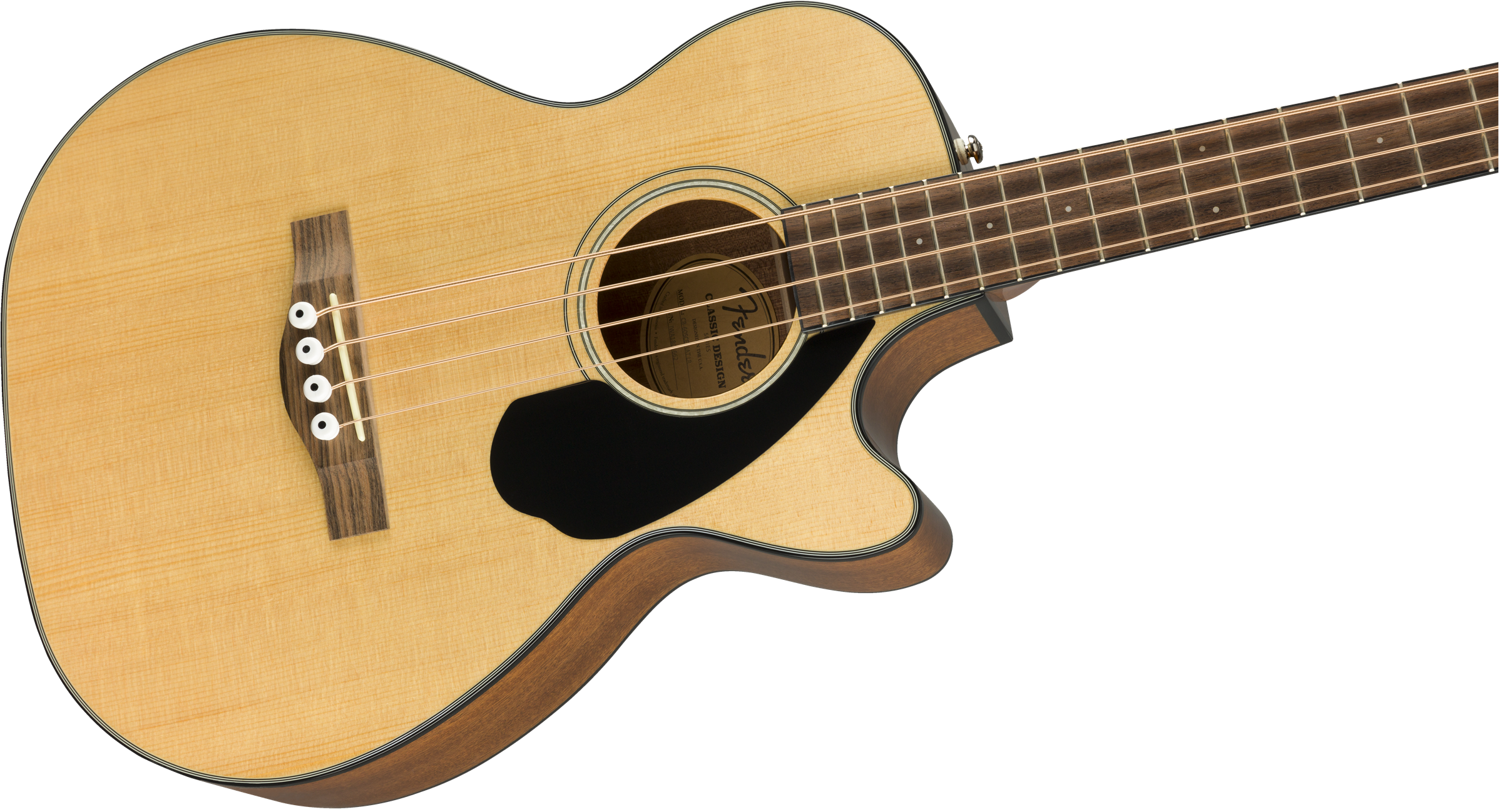 Fender Cb-60sce Classic Design Concert Cw Epicea Acajou - Natural - Akoestische bas - Variation 2