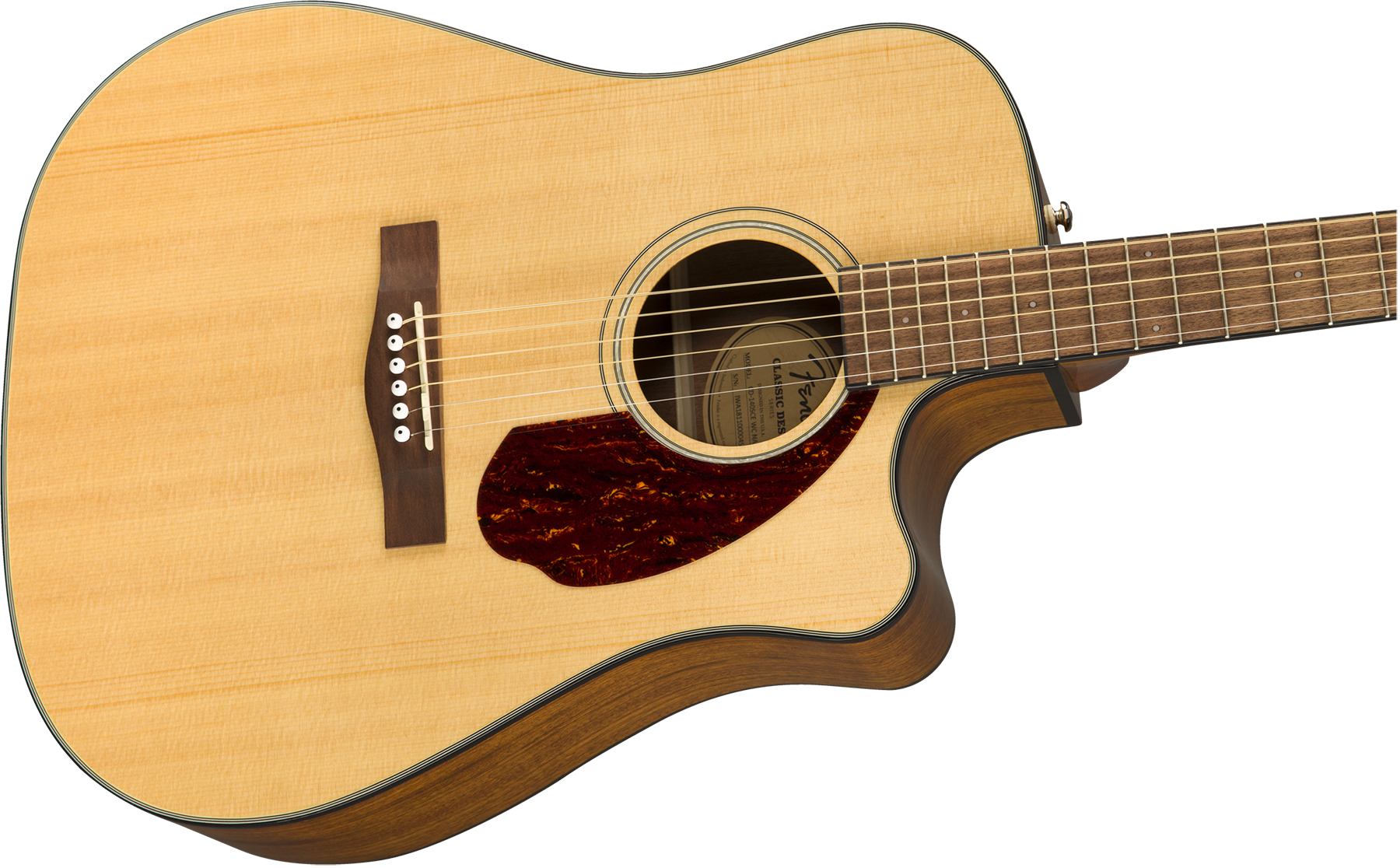 Fender Cd-140sce Classic Design Dreadnought Cw Epicea Ovangkol Wal +etui - Natural - Elektro-akoestische gitaar - Variation 2