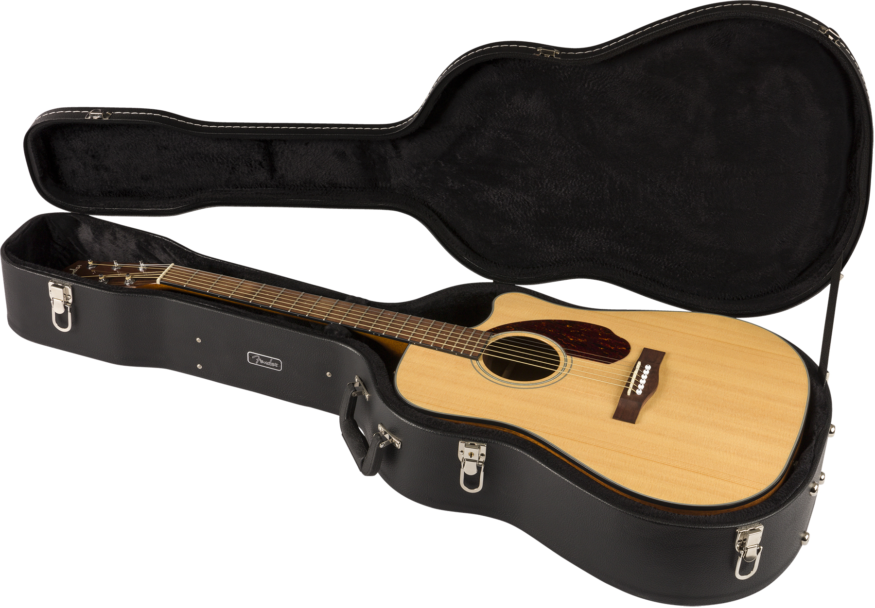 Fender Cd-140sce Classic Design Dreadnought Cw Epicea Ovangkol Wal +etui - Natural - Elektro-akoestische gitaar - Variation 5